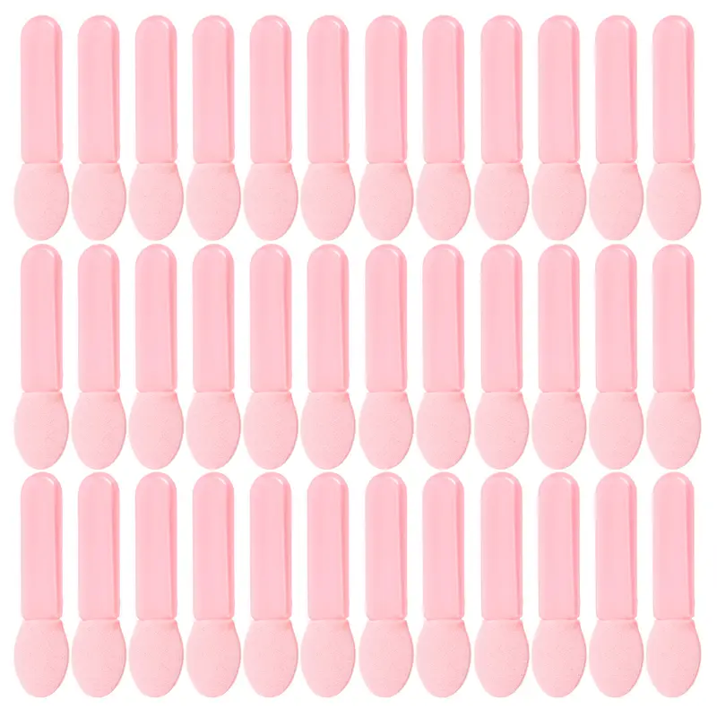 100Pcs Eyeshadow Applicator Sticks Soft Blending Sponge Brushes Makeup Tools for Eye Shadow Powder Makeup Brushes Women Teens