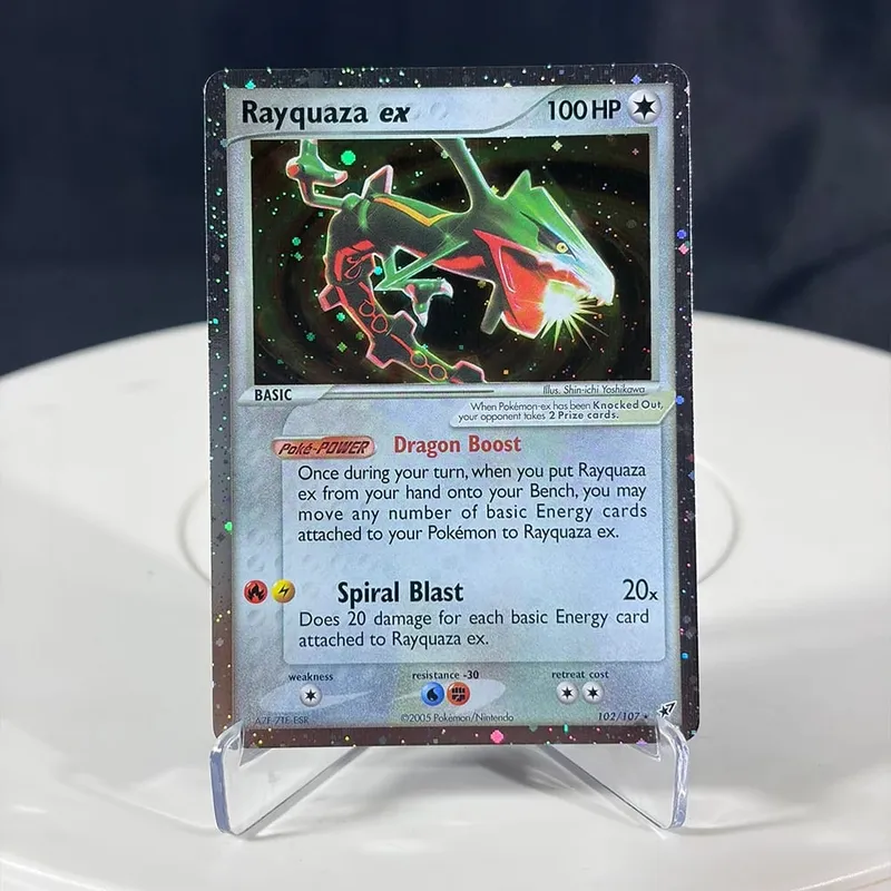 Proxy Cards EX Series Rayquaza Gold star Charizard Gengar Pikachu Hobbies Hobby Collectibles Game Collection Anime Cards