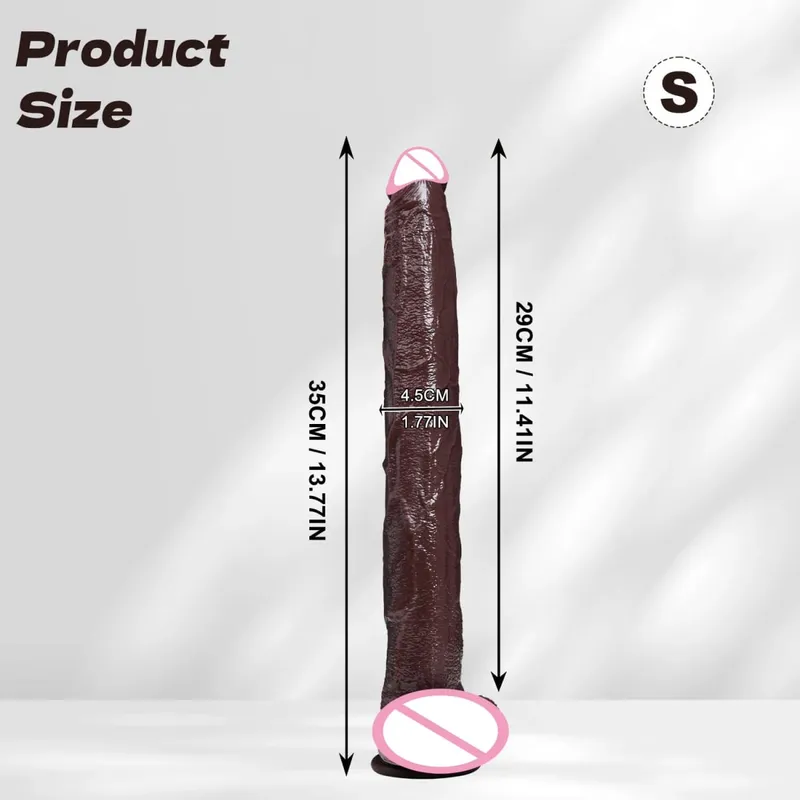 40cm longo vibrador realista forma de cobra única camada silicone pênis grande macio brinquedo sexo anal ventosa pau para mulher g-ponto orgas