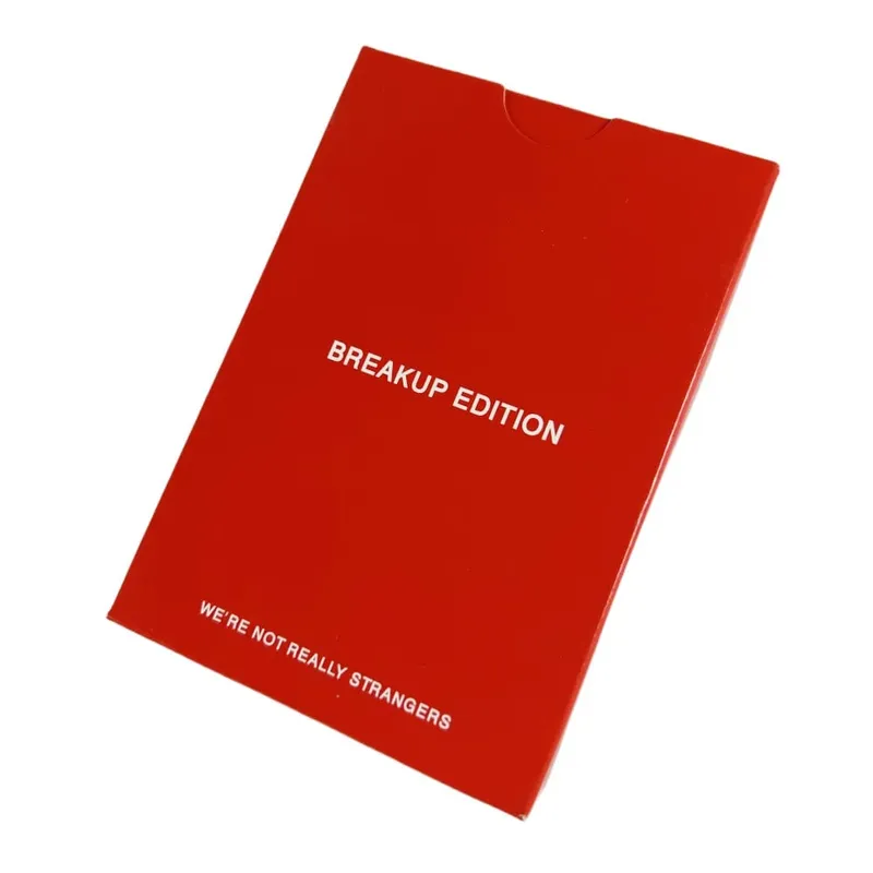 8 estilos NÃO SOMOS REALMENTE ESTRANHOS - um jogo de cartas interativo Amizade Family Couples Edition - Cartões de festa do melhor amigo