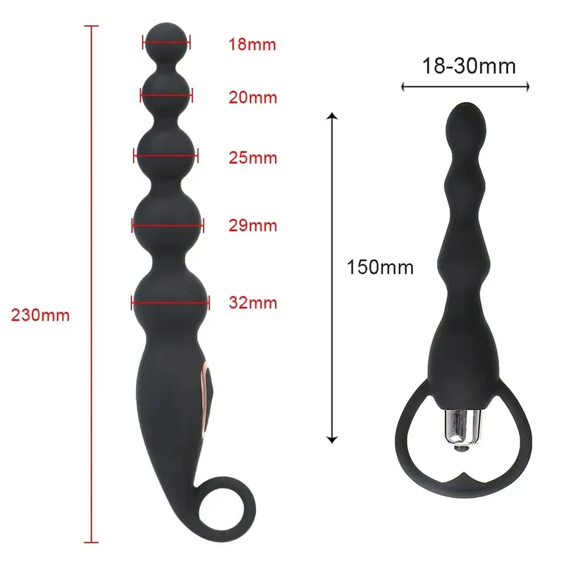 Anal Beads Vibrators For Women Butt Plug Clitoris Vaginal Stimulator Men Anus Dilator Fake Dildos Female Masturbator Sex Toys 18