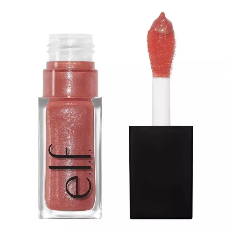 ELF Fashion Makeup Cosmetics Liquid Foundation Concealer and Brightening Lip Gloss with Flashing Lights Lip Oil Glossy Finish