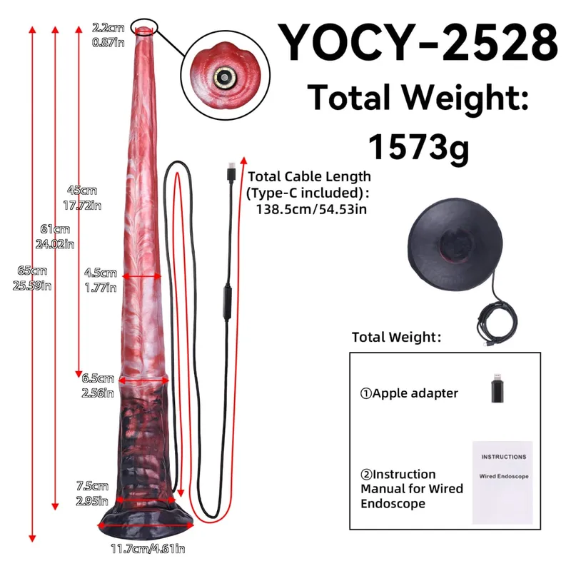65cm Long Butt Plug Anal Speculum Camera Dilator APP Control Extreme Anus Expansion Monster Fantasy Dildo Silicone Sex Toys