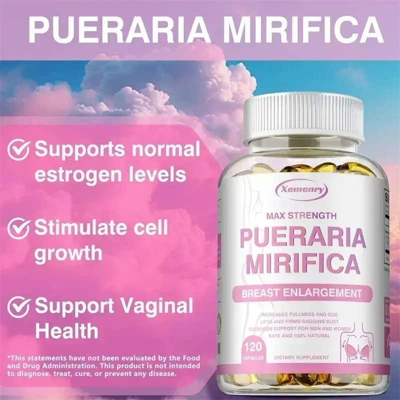 Pueraria Mirifica Supplement - Balanced Estrogen Metabolism To Support Breasts Bigger Rounder Firmer BreastsSupplement