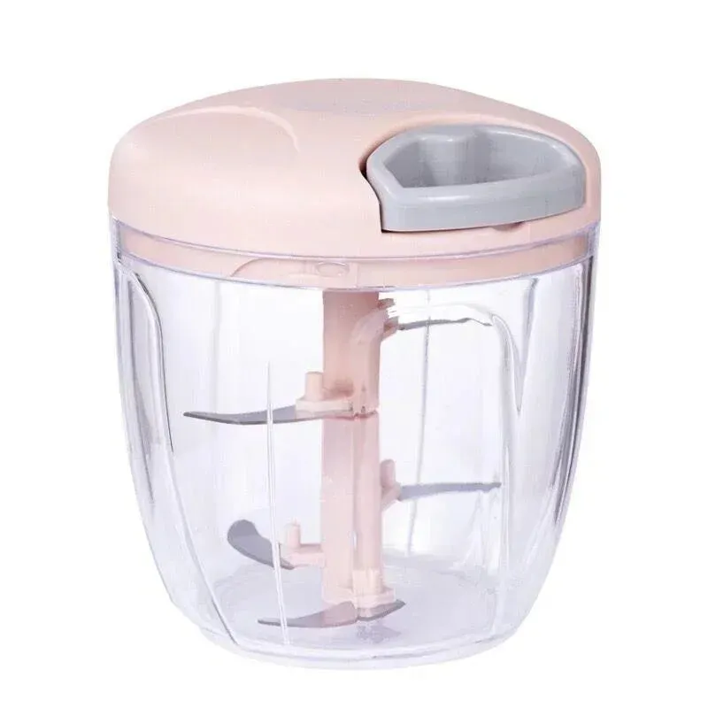 Triturador de cebola vegetal cortador cozinha acessórios cozinha 500/900ml manual picador carne alho chopper girar alho