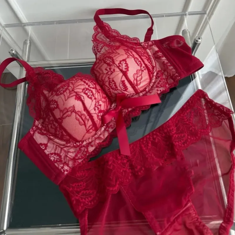 Novo conjunto de sutiã push up sem fio para mulheres pequeno busto reunir suporte lateral anti sag lingerie sexy conjunto de sutiã 32-38