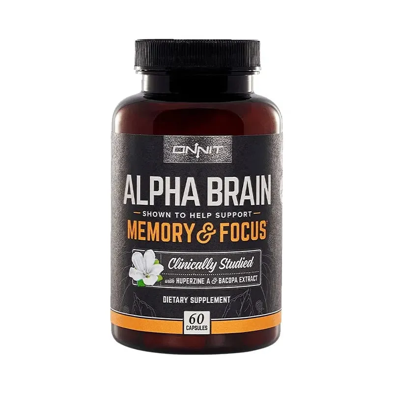 Suplemento Alpha Brain – ajuda a manter as células cerebrais e pode melhorar a concentração da memória e a velocidade de processamento cognitivo