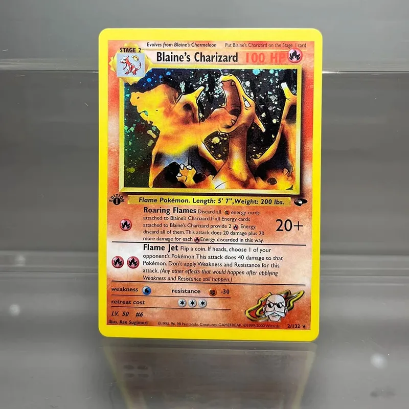 PKM 全像單代理卡 Lugia Charizard Venusaur 箔遊戲收藏卡 PTCG 兒童玩具