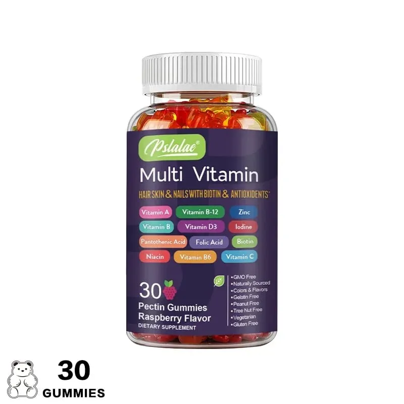 Multivitamin Gummies - Enhances Energy Levels Immune Support Antioxidant - with Vitamins and Minerals