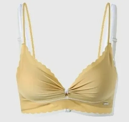 Hot Sweet Cute Lingerie Set Women Wireless Bra Thin Cup Push Up Support Large Bust Minimizer Daily Home Wear Plus Size S-XL Set — image 8
