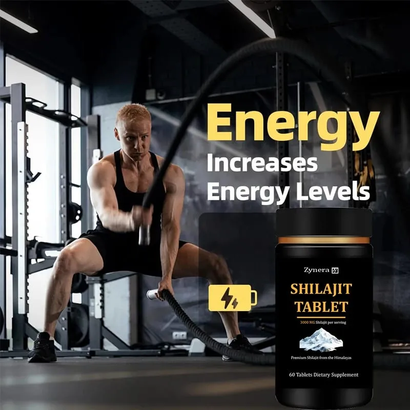 Suplemento masculino para aumento, com comprimidos de shilajit, suporte para esperma, qualidade natural, construtor de músculos, pílulas de ampliação, resistência, homem
