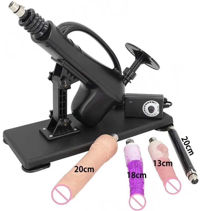 自動性愛機器 3XLR 假陽具配件女性自慰震動器按摩槍男性性玩具情侶成人用品