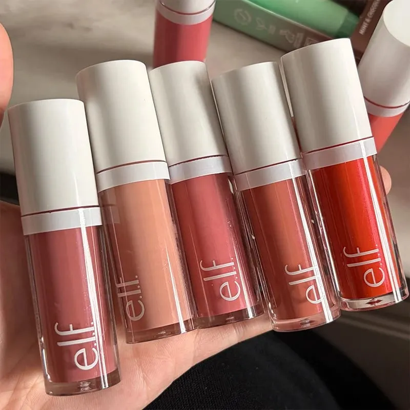 Elf Celebrity Limited Co-branded Delineador labial suave de ponta dupla Peptídeo Batom Bálsamo labial Blush líquido Fácil de aplicar Blush Stick