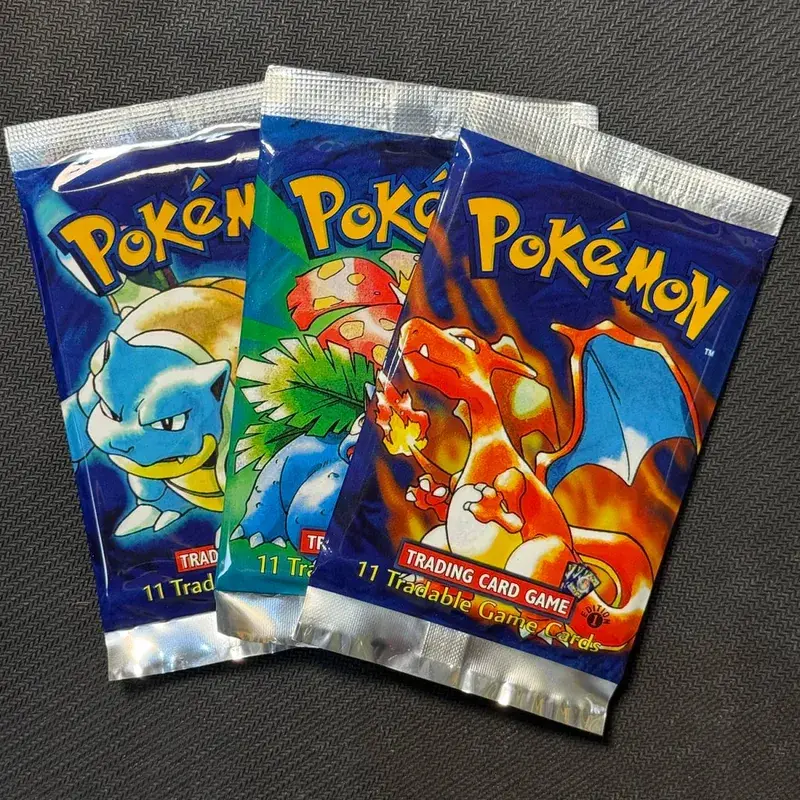 Pacote de reforço 11 unidades/saco 1ª edição pacote de cartas colecionáveis ​​charizard coleção de jogos de reforço de batalha brinquedos para meninos presente