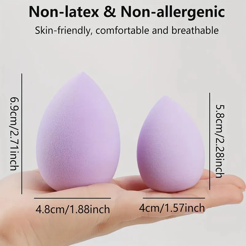 8 pçs beleza ovo maquiagem esponja liquidificadores beleza esponjas fundação aplicador maquiagem puff compõem ferramentas — image 3