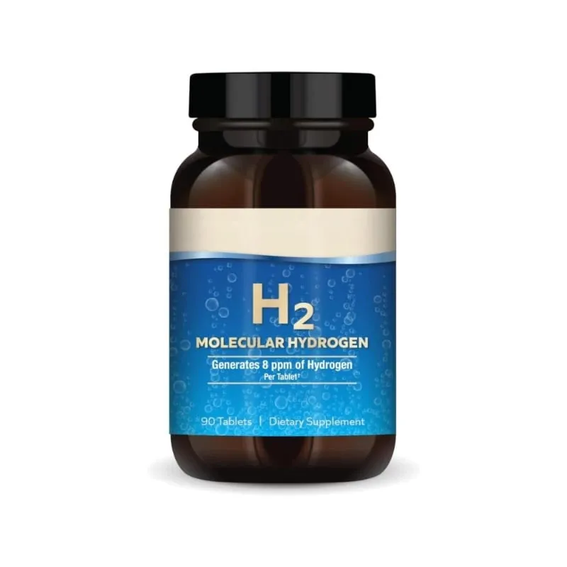 Hidrogênio molecular H2 - apoia o envelhecimento saudável, energia celular e saúde do cérebro - com magnésio elementar 90 comprimidos sem OGM