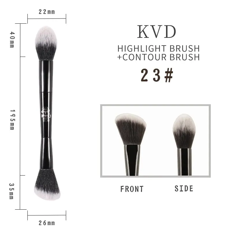 Kat Von D 化妝刷粉底腮紅高光澤遮瑕粉塑眼影刷 KVD 品牌化妝刷