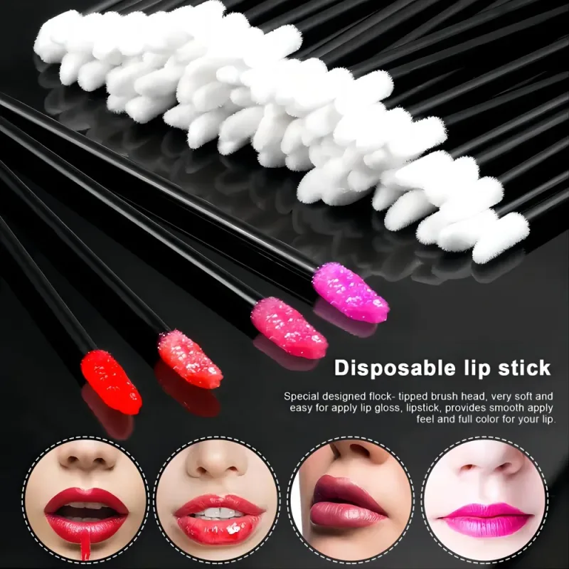 50/100/150 pçs escovas de cílios corretivo lash escova spoolies rímel varinhas aplicador para extensão de cílios conjunto de maquiagem laukiss