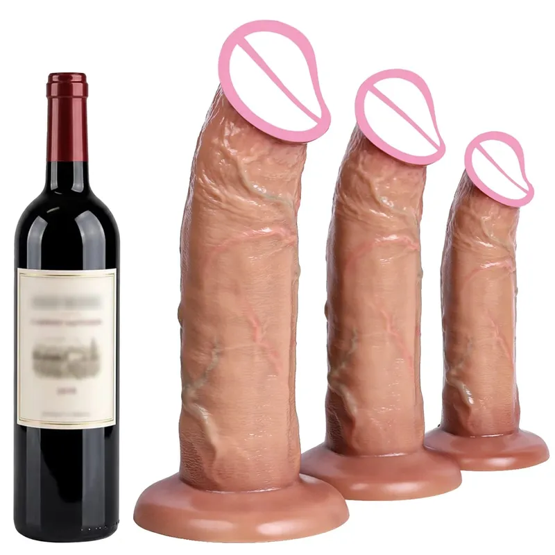 32cm longo vibrador realista forma de cobra única camada silicone pênis grande macio brinquedo sexo anal ventosa pau para mulher g-ponto orgas — image 1