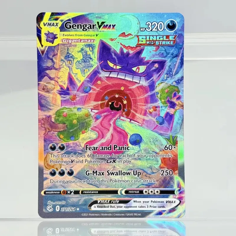 Coleção holográfica de negociação de jogos, cartões proxy ptcg, charizard, pikachu, mew ex, singl, pkm, cartões laminados, cartão proxy