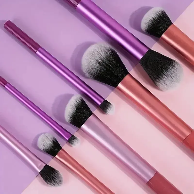 8pcs Makeup Brush Kit Soft Synthetic Hair Make Up Brushes Foundation Blush Eyeshadow Cosmetic Makeup Tools
