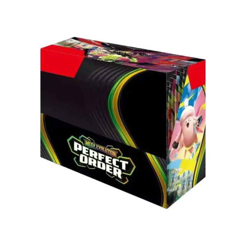 Pokémon TCG Mega Evolution - Pitch Black Booster Display Box Phantasmal Flames Booster Box Coleção de jogos de cartas colecionáveis ​​em inglês