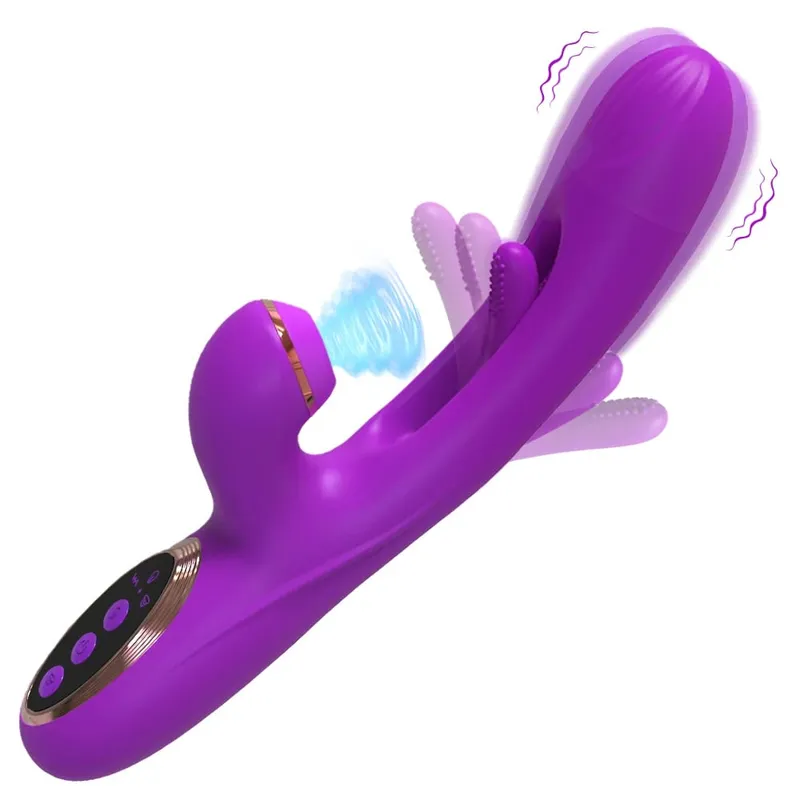 女用陰蒂拍打震動器陰蒂吸盤刺激器強力性玩具女用兔子吸吮震動器