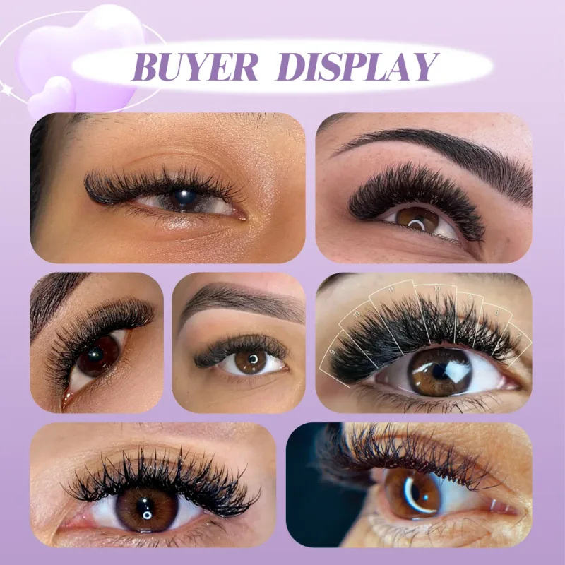 Wendy Cílios YY Forma Extensões de Cílios Florescimento Automático W Forma Bloom 3D 4D 5D 6D 8DPremade Suprimentos Cílios Pretos Cilios 5D