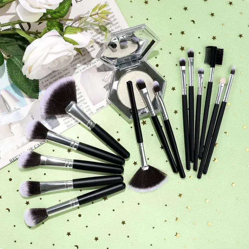 New Style Black 32pcs Makeup Brushes Set Premium Soft Cosmetic Powder Blending Foundation Eyeshadow Blush Brush Set Kit