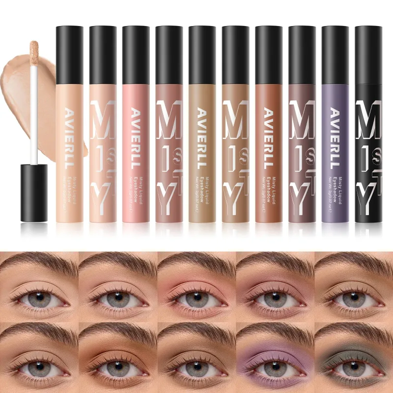 Waterproof 10 Colors Crease-proof Eyeshadow Pencil Stick Lasting Nude Brown Matte Pink Eye Shadow Highlighter Pen Eyes Makeup — image 5