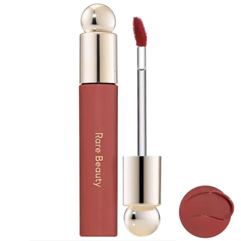 Rare Beauty Lipstick Lip Gloss Combination Set with Fine Sparkling Texture Moisturizing Lips Soft Smooth Moisturizes The Lips
