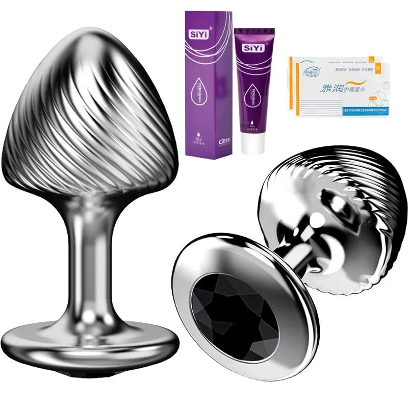 Plugue anal cogumelo com nervuras, plugue anal para iniciantes, massagem de próstata, estimulador de masturbação, brinquedos sexuais adultos para homens e mulheres — image 16