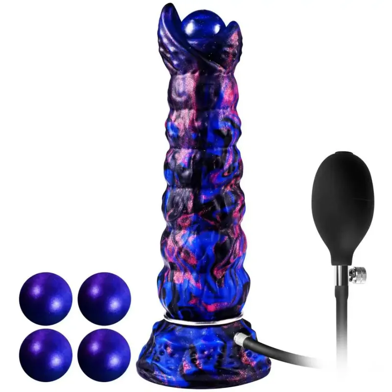 Inflatable Ovipositor Fantasy Laying Eggs Anal Plug Alien Dildo Penis Female Masturbator Vaginal Ball Sex Toys For Adult — image 12