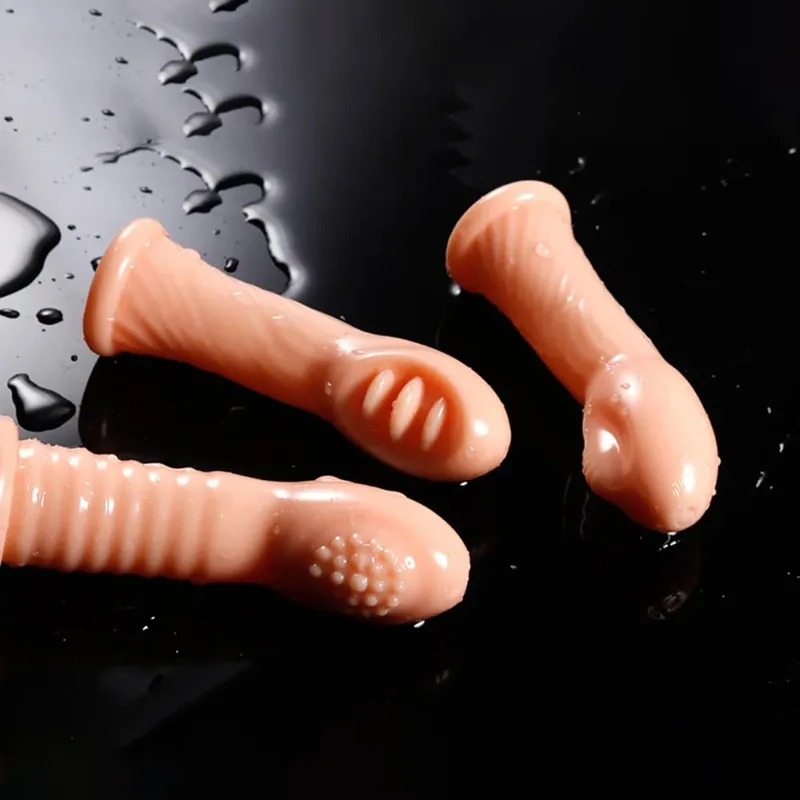 Vibradores de dedo orgasmo g ponto clitóris estimulador de massagem vaginal masturbador erótico vibratório dedo manga brinquedo sexual para mulher