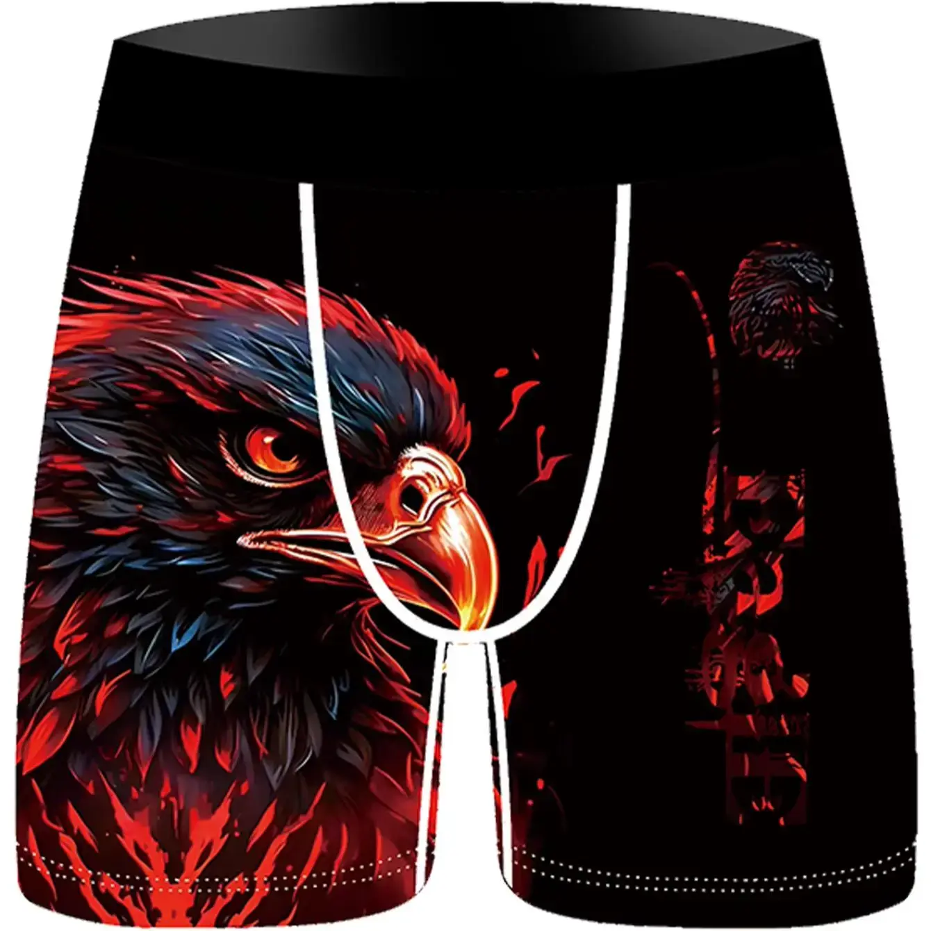 Lot de 3 boxers à la mode pour hommes, sous-vêtements confortables, doux, à la mode, imprimés, décontractés et polyvalents pour hommes 3256813065858825