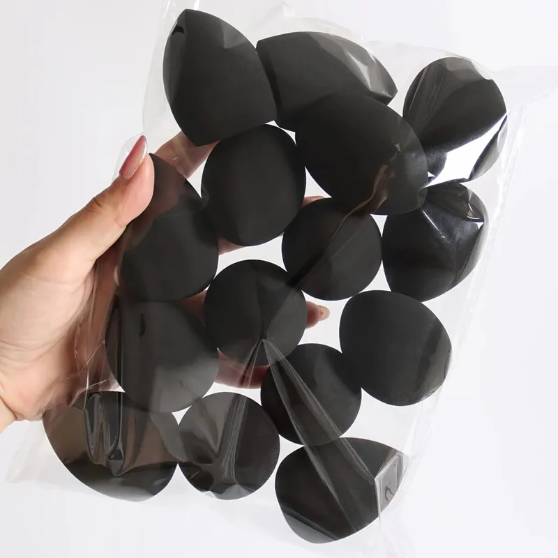 9Pcs Latex-Free Makeup Sponges Set Wet/Dry Blending Sponge for Liquid Cream Powder All Skin Types Random Colors/Shapes — image 4