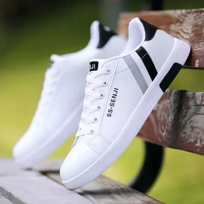 Tênis masculino sapatos vulcanizados barato plano confortável primavera outono moda branco tênis casuais sapatos masculinos chaussure