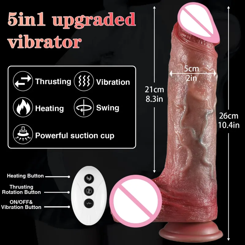 Vibrador realista vibrador impulso pênis língua lambendo clitóris dupla penetração anal máquina de sexo orgasmo rápido para mulher brinquedo sexual