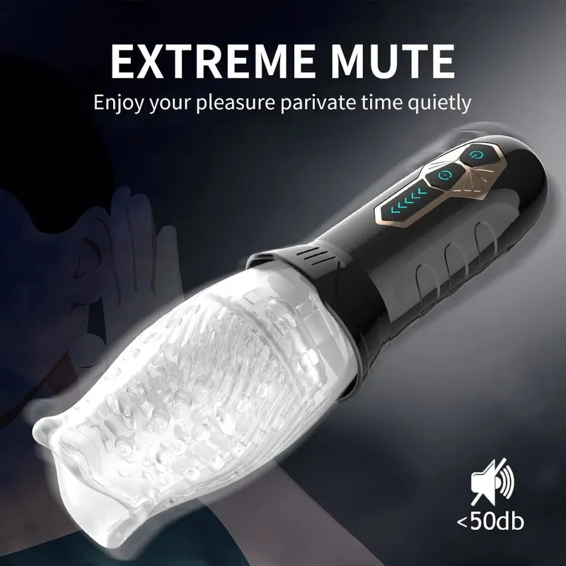 Copo masturbador rotativo automático glans trainer vagina pênis bomba manga atraso ejaculação vibrador para homens brinquedos adultos masculino — image 5