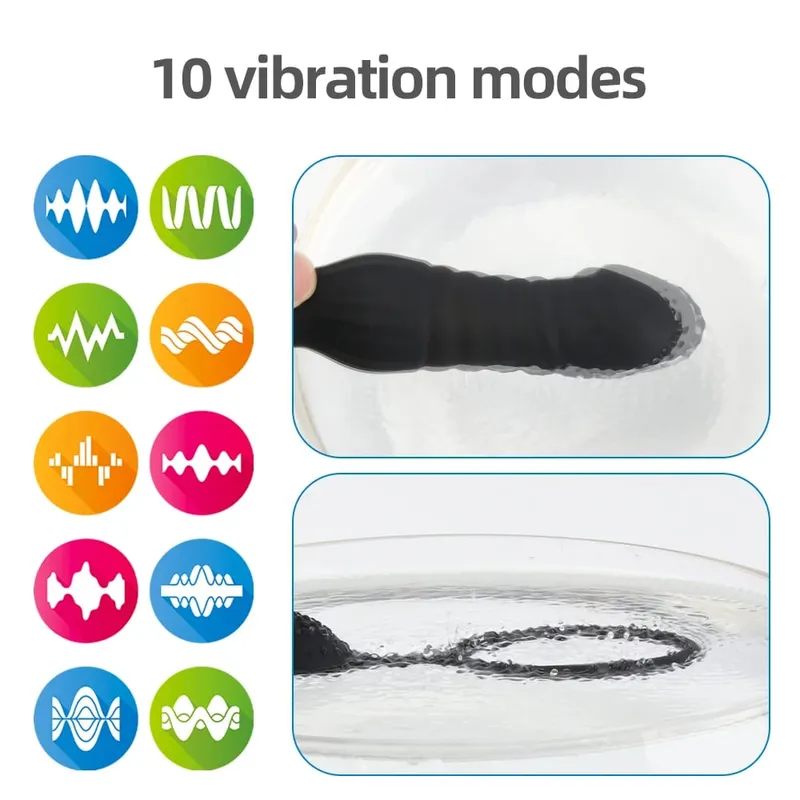 Plugue anal com controle remoto sem fio, brinquedos sexuais vibratórios para homens, massageador de próstata, masturbação vaginal, pênis simulado, brinquedos sexuais