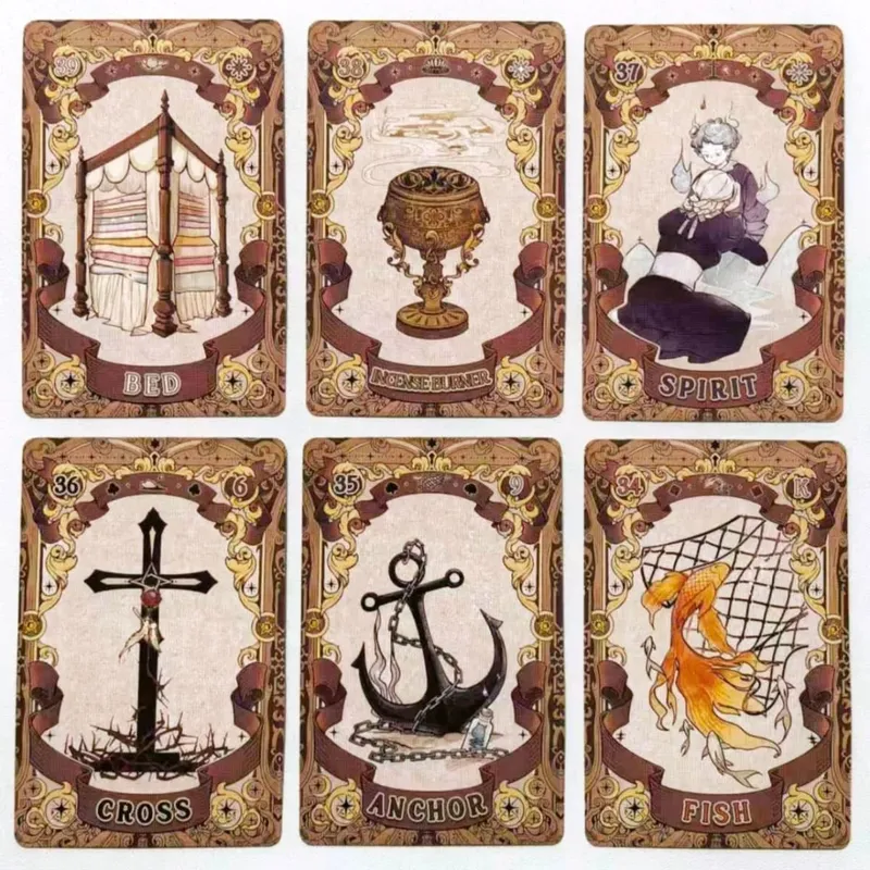 Conto de fadas Dream Lenormand Tarot Deck - 44 cartas Jogo de mesa Tema de ilustração para adivinhação e narrativa