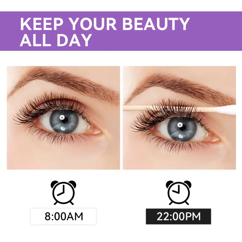 Rímel 5d à prova d'água, longa duração, volumizador, ondulação, alongamento, à prova de manchas, maquiagem colorida para os olhos, festa, festival, cosméticos