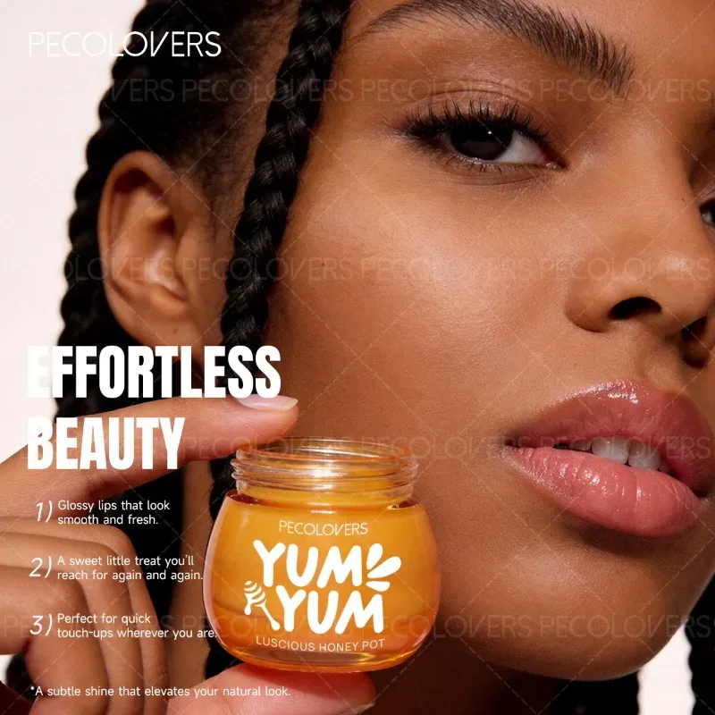 1PC Fruit Honey Pot Lipstick Can Moisturize Lips for A Long Time and Can Be Applied Repeatedly To Nourish Lips and Make Up Lips