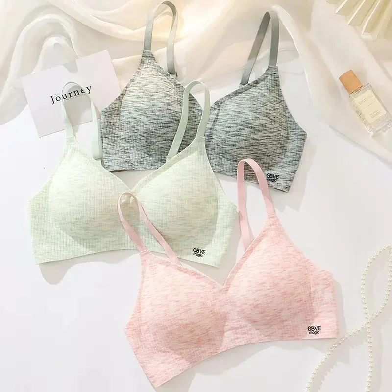 Women's Non-trace Jelly Push-Up Bra Soft Support Comfortable Anti-Sagging Lingerie without Underwire for Everyday W
