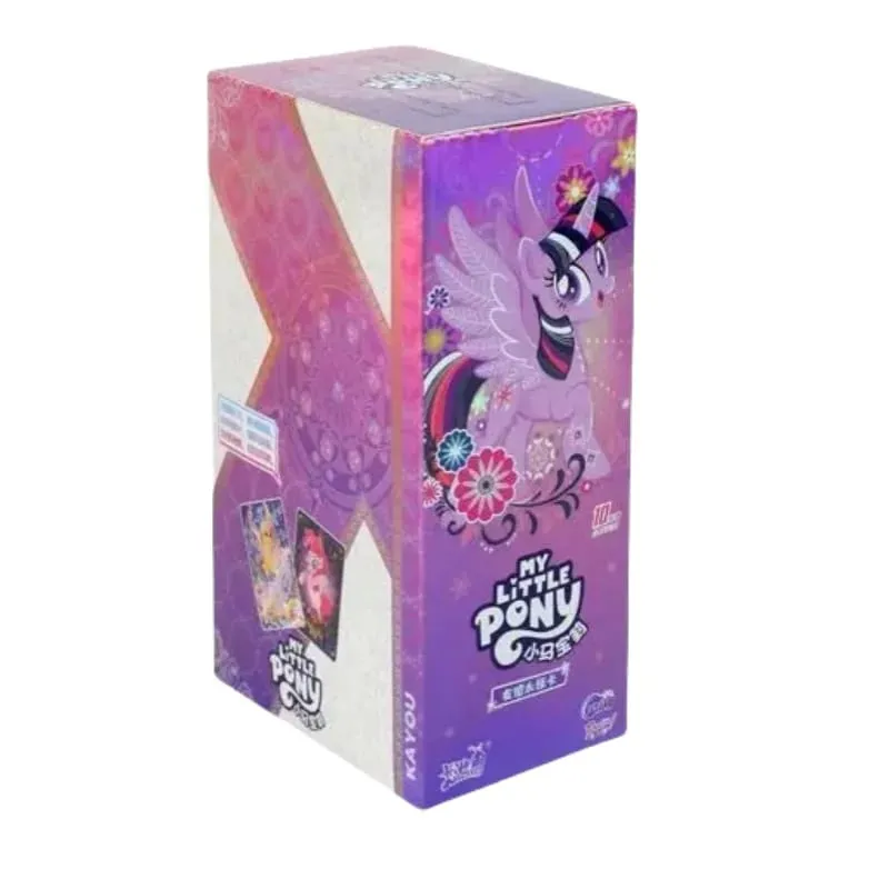 Genuine My Little Pony Card Friendship Forever Glorious Moon Pack Sparkling Colored Gemstones Anime Collectible Cards