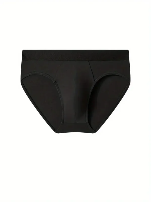 5PCS/SET Men's Underwear Solid Color Men's Briefs High Stretch Panties Breathable Fashion Men's Underpant Plus Size Briefs