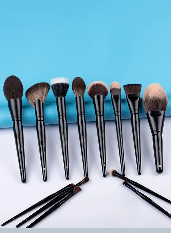 Conjunto de pincéis de maquiagem para contorno em pó, pincel de maquiagem scott, blush, destaque, base, sombra, sobrancelha, ferramentas cosméticas, 1 peça