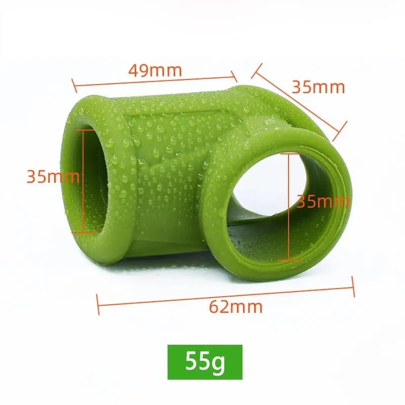 Silicone galo anel bola maca escroto testículos retenção bloqueio anel masculino ejaculação atraso duradouro brinquedos sexuais para homens adultos jogos