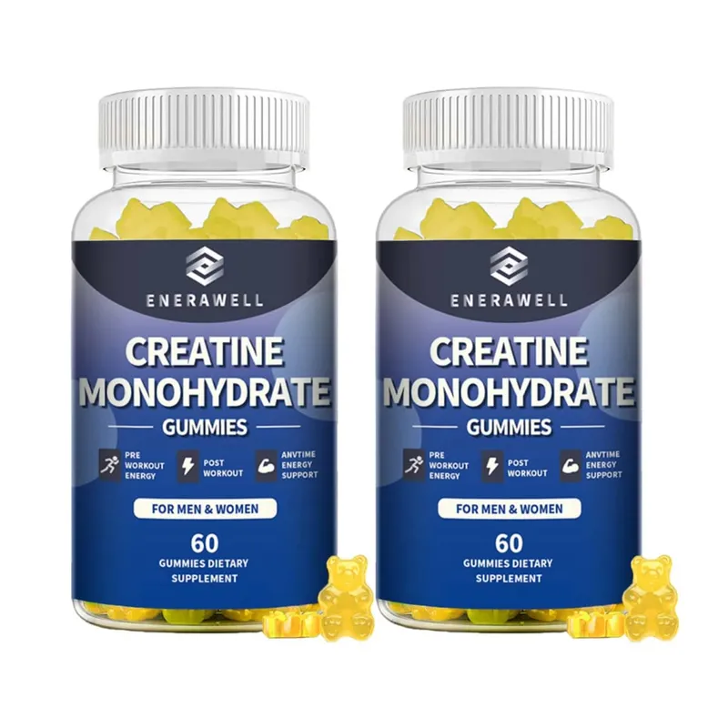 Suplemento dietético de gomas de monohidrato de creatina apoia a recuperação do treino Manutenção da massa muscular magra apoia o desempenho atlético