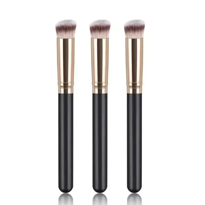 1/3 pçs fundação corretivo escova premium contorno blush escovas impecável sob o olho denso rosto pincel de maquiagem para misturar